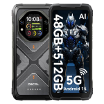 Oscal TANK 1 5G 6,78 colio Dimensity 7050 Atsparus telefonas Android 15 12 GB arba 16 GB RAM 256 GB arba 512 GB ROM 20000 mAh baterija 16GB+512GB oranžinė
