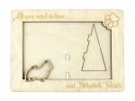 Norwich Terrier - Photo frame, engraved wooden frame, a lovely gadget for the dog lover by Art-Dog