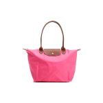 Longchamp Le Pliage Original 31 Mygtukas Užtrauktukas Ilga Rankena Drobė Su Odos Apdaila Koldūno Formos Rankinė Didelės Moteri&scaron;kos Rankinės Rožinė 1899089P73 Basic Set (Bag)