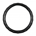 1 dirbtinės ėriuko odos jutimo trimatis sportinio automobilio vairo gaubtas, tinka 14,5&ndash;15 colių 37&ndash;38 cm
