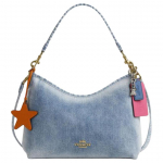 Coach Laurel Peties Rankinė Mylimas Džinsas Su Pakabukais &Scaron;viesiai Indigo Kasdienė Įstrižainės Rankinė CEF26-IMNIM Basic Set (Bag+Dust Bag)