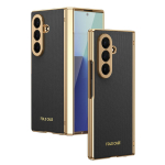 Dėklas Samsung Galaxy Z Fold 7 6 5 4 3 Odinė Plok&scaron;telė Apsauginis Galinis Dangtelis Dėklas Samsung Z Fold7 Telefono Korpusui Galaxy Z Fold7 gray