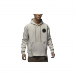 Jordan X PSG SS24 Logotipo Fleece Gobtuvėlis Vyri&scaron;ki Vir&scaron;utiniai Drabužiai &Scaron;viesiai Kaulinis DZ2924-072 S