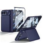 iPhone Duo Dėklas Odinis Atverčiamas Stovas su Kortelės Lizdu Atsparus Smūgiams Pilnai Apsaugantis Dangtelis su Ekrano Apsauga iPhone Duo Iphone Duo mėlyna