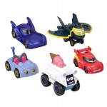Fisher-Price Dc Batwheels 1:55 mastelio žaisliniai automobiliai, 5 vnt. pakuotė, Bam Batmobilis Redbird