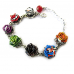 Les Tr&eacute;sors De Lily [N9570] - Bracelet artisanal 'New Life' multicolore (fait main)