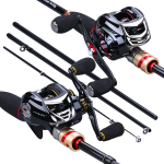 Me&scaron;kerės ir ritės rinkinys 11+1BB Baitcasting Reel Bass Gėlo vandens sūraus vandens lauko kelionių žvejybos reikmenys