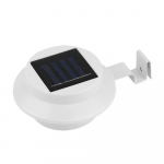 3 LED saulės energija varoma tvoros latako &scaron;viesa lauko sodo sienos fojė tako lempa saulės kolektorių takų tvora balta