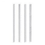 4 vnt. žiedo dydžio reguliatorius, skirtas atsilaisvinusiems žiedams, nematomas silikoninio žiedo dydžio keitiklis