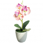 Netikras bonsai, &scaron;viežiai i&scaron;silaikantis daugkartinis UV spinduliams atsparus &bdquo;Faddish&ldquo; darbalaukis dirbtinio &scaron;ilko drugelių orchidėjų gėlių vakarėlio dekoras