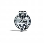Automobilio stiliaus 3D metalinis logotipas Automobilio lipduko bagažinės emblemos lipdukas Abarth 70-mečiui 595 Esseesse ženklelis Competizione Turismo