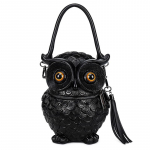 Animal Owl gotikiniai krep&scaron;iai moterims Gamintojas Prabangus Geros kokybės Crossbody Bag Personality Piniginė Moteri&scaron;kos Rankinės Rankų darbo juoda
