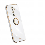 Dengimo žiedo laikiklio smūgiams atsparus silikoninis dėklas, skirtas OPPO A9 2020 / A5 2020 / A11X telefono dangteliui žalia