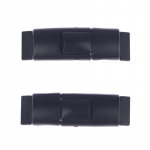 2 vnt / rinkinys tingus batų rai&scaron;telių sagtis be kaklarai&scaron;čio užrakto batų rai&scaron;telių segtukai Fiksuotas artefaktas juoda