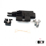 ESR535 4 vnt. Stoglangio slankiklio kreipiančiosios bėgelio laikiklio spaustukai de&scaron;inė pusė BMW 5 serijos E39 1996-2003 4/5 durų X5 E53 2000-2006 811694522 54128202296