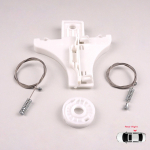 EWR621 elektrinio lango pakėliklio remonto komplektas Galinės de&scaron;inės durys VW Golf MK4 1997-06 Jetta Bora A4 1J 1998-06 4/5 durys 1J4839462