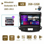 WIFI GPS Carplay stereofoninis įrenginys, skirtas Mitsubishi Outlander Xl 2, skirtas Citroen C-Crosser, skirtas Peugeot 4007 2005-2013 Android Auto 2din 2+32GB 2+32GB,A