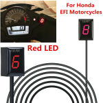 Profesionalus 1&ndash;6 lygio 6 greičių pavarų indikatorius raudonas LED, skirtas Honda EFI motociklams