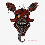 Pie&scaron;kite Nightmare Foxy Five Nights At Freddy's 4 Pie&scaron;imas geležimi ant &scaron;ilumos perdavimo spausdinimo Vinilo lopai Lipdukas drabužiams &bdquo;Pasidaryk pats&ldquo; aplikacijos, plaunamos pleistrai