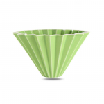 Origami Art V60 kavos filtras Spalvingas keraminis kavos batonėlio priedai Kūgio koffie filtras Nuolatinio filtro kavos virimo aparato sietelis Green Coffee Filter for 1-2 People