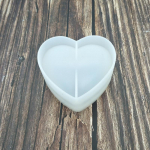 3D Love Heart silikoninis pelėsis Valentino dienai Dovana pasidaryk pats žvakės formos aromatinis gipso tinkas Romanti&scaron;kas namas balta