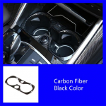 Automobilio konsolės porankio puodelio laikiklio dekoratyvinis rėmelis dangtelis apdailai BMW 3 serijai G20 G28 Interjero ABS A