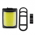 COB LED blykstės galiniai C tipo žibintai USB įkrovimas, vandeniui atsparus dviračio galinis žibintas, kelių ap&scaron;vietimo režimai, skirti sėdynės stulpo kuprinei balta