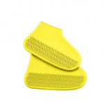 Senoviniai guminiai batai Daugkartinio naudojimo latekso vandeniui atsparūs lietaus batai, neslystantys silikoniniai batai, batų užvalkalai unisex batų priedai S (fit for 26-34 size) balta
