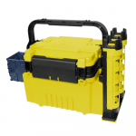 Žvejybos dėžutė Kelioninė žvejybos dėklo dėžutė su butelių laikikliu ir me&scaron;kerykočių stovų vamzdeliais