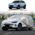 Visas automobilio dangtis nuo lietaus &scaron;alčio, sniego dulkėms, vandeniui atsparus, skirtas Skyworth EV6 HT-i 2022 2023 2024 anti-UV dangčiai automatiniams i&scaron;oriniams priedams