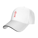 Ortodoksų kryžius su Adomo kaukole, raudona beisbolo kepurė golfo kepurė Thermal Visor Eleganti&scaron;kos moteri&scaron;kos kepurės unisex