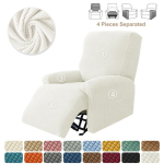 Polar Fleece Recliner sofos užvalkalas Elastinis viskas įskaičiuota berniuko kėdės užvalkalas Relax fotelio sofos užvalkalas svetainės baldų užvalkalas 2 Seater