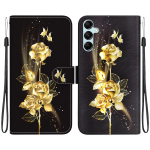 Skirtas Samsung Galaxy A25 A24 A54 A34 A14 A51 A71 M34 M54 M14 piniginės dėklas PU odinis gėlių atverčiamas dangtelis su kortelių laikikliu, apsauginiu piniginės dėklu Samsung A24 4G