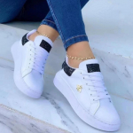 Moteri&scaron;ki laisvalaikio batai Madingi drugelių dekoro apvalūs sportbačiai Odiniai suvarstomi platforma Moteri&scaron;ki vulkanizuoti batai Moteri&scaron;ka avalynė