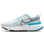 Nike React Miler 2 Pure Platinum Chlorine Blue Vyri&scaron;ki sportbačiai Pilki Juodi CW7121-003 42.5