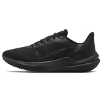 Nike Air Winflo 9 Juodi Tamsiai Dūminiai Pilki Vyri&scaron;ki Sportbačiai DD6203-002 42.5 black