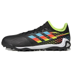 Adidas Copa Sense.3 TF Al Rihla Pack &ndash; juodi vyri&scaron;ki sportbačiai &ndash; juodi ry&scaron;kiai žalsvai žalsvai mėlyna komanda, saulės energija geltona GZ1363 40⅔