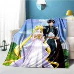 Mielas japoni&scaron;kas animacinis pliu&scaron;inis S-Sailor Moons antklodė Light Four Seasons Family Light Sheet sofos užvalkalas Kelioninis &scaron;iltas antklodė