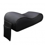 Universalus dirbtinės odos automobilio centrinės konsolės porankio sėdynės dėžutės pagalvėlės turėklas