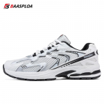 Bassploa vyri&scaron;ki bėgimo bateliai tinklinio pavir&scaron;iaus, kvėpuojantys, neslystantys lengvi vyri&scaron;ki krep&scaron;inio batai lauko laisvalaikio sportui vyri&scaron;ki batai 45 balta