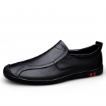 Odiniai vyri&scaron;ki batai Laisvalaikio vyri&scaron;ki mink&scaron;tu padu Patogūs batai Slip-On Vyri&scaron;ki vairavimo batai 38 juoda