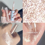 Glitter Highlighter skystas akių &scaron;e&scaron;ėlių akių pie&scaron;tukas Patvarus vandeniui atsparus auksinis blizgesys ir blizgesys akių &scaron;ilkaverpių pie&scaron;tuku makiažo grožio priemonė 01