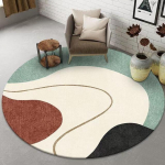 Japoni&scaron;ko stiliaus apvalūs kilimėliai ir kilimai, skirti namų dekoravimui, paauglių miegamojo dekoravimui, kilimas sofa, neslystantis kilimėlis 80cm