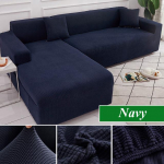 Elastingas Polar Fleece sofos užvalkalas, skirtas svetainei, storas tamprus L formos kampinis sofos užvalkalas, sofos užvalkalas