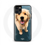 Coque Iphone 12 Pro Max Golden Retriever Marron