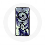 Coque pour Samsung Galaxy j3 2016 Attrape R&ecirc;ve violet gris et Noir