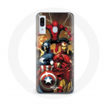 Coque pour Samsung Galaxy A30 Avengers invaders Anciens soldats