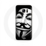 Coque pour Samsung Galaxy S6 Nous sommes l&eacute;gion masque anonyme