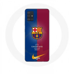 Coque pour Samsung Galaxy A71 FC Barcelone Logo &Eacute;quipe de football