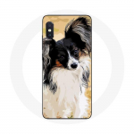 Coque pour Xiaomi Redmi Note 5 Pro &Eacute;pagneul nain continental papillon Race de chiens